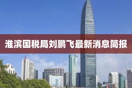 淮滨国税局刘鹏飞最新消息简报