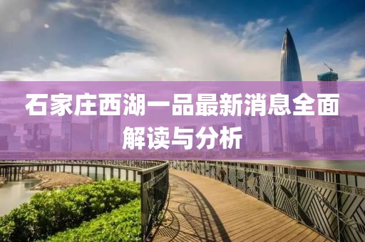 石家庄西湖一品最新消息全面解读与分析