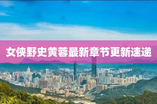女侠野史黄蓉最新章节更新速递