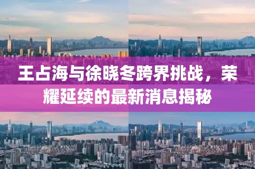 王占海与徐晓冬跨界挑战，荣耀延续的最新消息揭秘