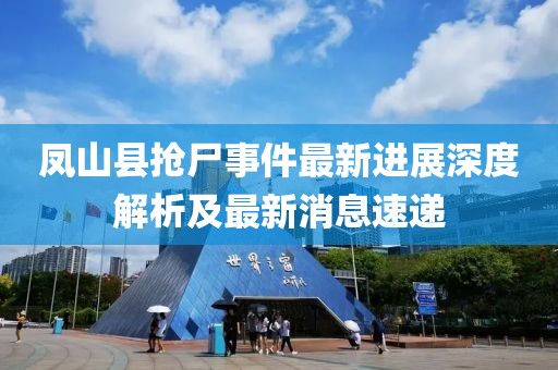 凤山县抢尸事件最新进展深度解析及最新消息速递
