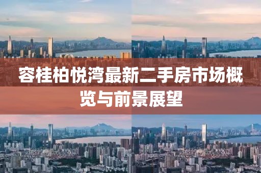 容桂柏悦湾最新二手房市场概览与前景展望