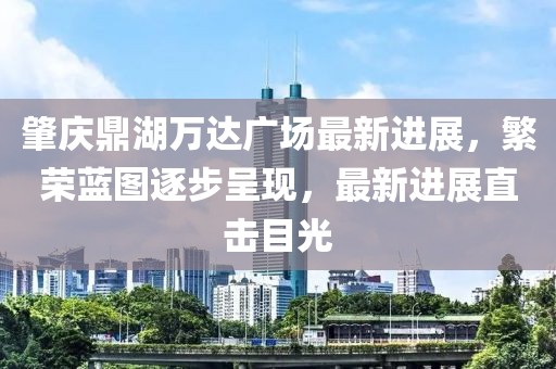 肇庆鼎湖万达广场最新进展，繁荣蓝图逐步呈现，最新进展直击目光
