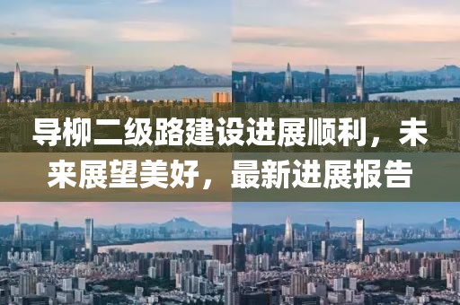 导柳二级路建设进展顺利，未来展望美好，最新进展报告
