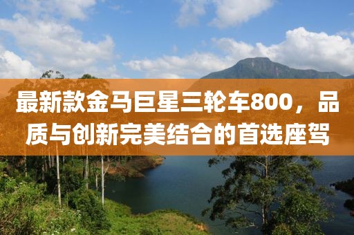 最新款金马巨星三轮车800，品质与创新完美结合的首选座驾