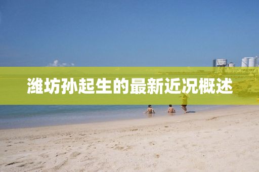 潍坊孙起生的最新近况概述