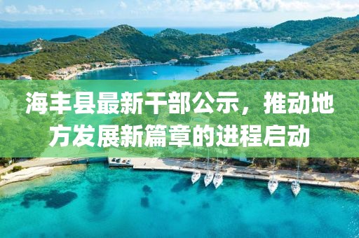 海丰县最新干部公示，推动地方发展新篇章的进程启动