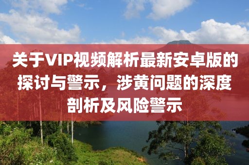 关于VIP视频解析最新安卓版的探讨与警示，涉黄问题的深度剖析及风险警示