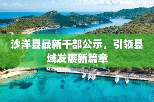 沙洋县最新干部公示，引领县域发展新篇章