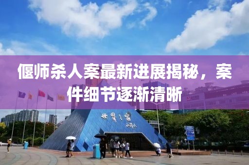 偃师杀人案最新进展揭秘，案件细节逐渐清晰