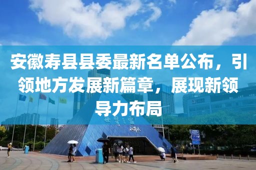 安徽寿县县委最新名单公布，引领地方发展新篇章，展现新领导力布局