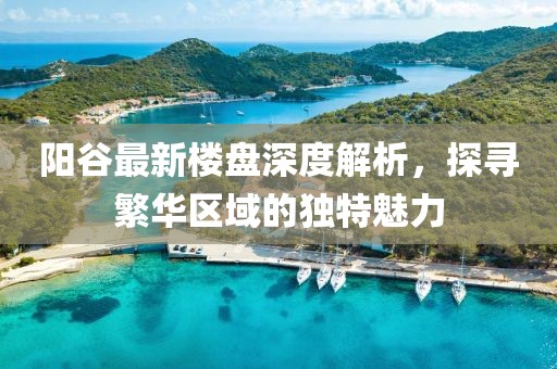 阳谷最新楼盘深度解析，探寻繁华区域的独特魅力