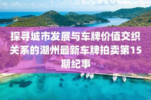 探寻城市发展与车牌价值交织关系的湖州最新车牌拍卖第15期纪事