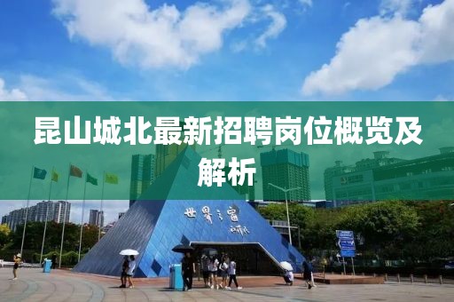昆山城北最新招聘岗位概览及解析