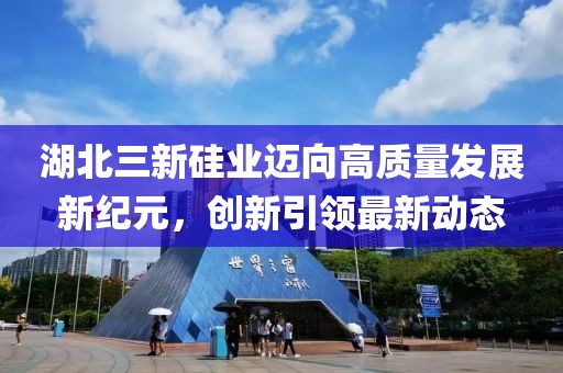 湖北三新硅业迈向高质量发展新纪元，创新引领最新动态