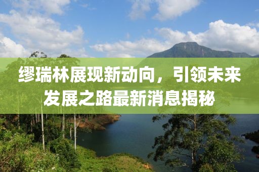 缪瑞林展现新动向，引领未来发展之路最新消息揭秘