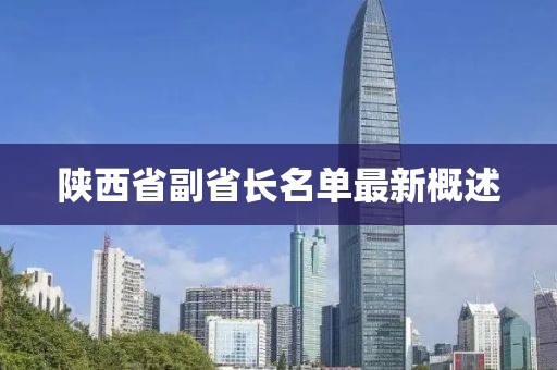 陕西省副省长名单最新概述
