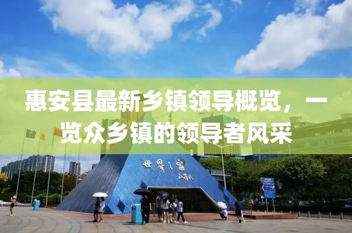 惠安县最新乡镇领导概览，一览众乡镇的领导者风采