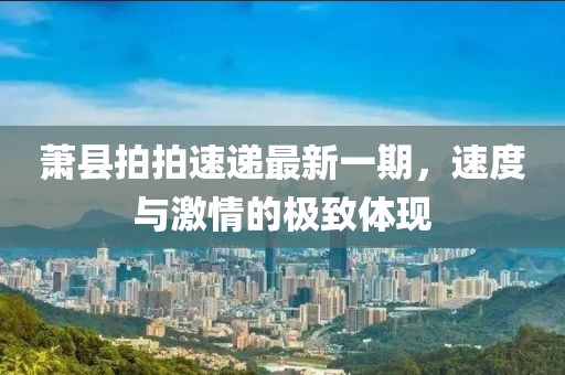 萧县拍拍速递最新一期，速度与激情的极致体现