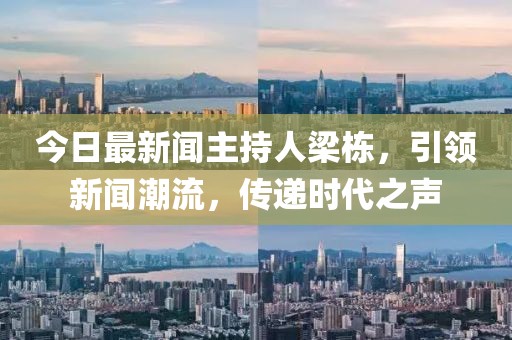 今日最新闻主持人梁栋，引领新闻潮流，传递时代之声