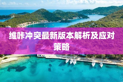 维咔冲突最新版本解析及应对策略